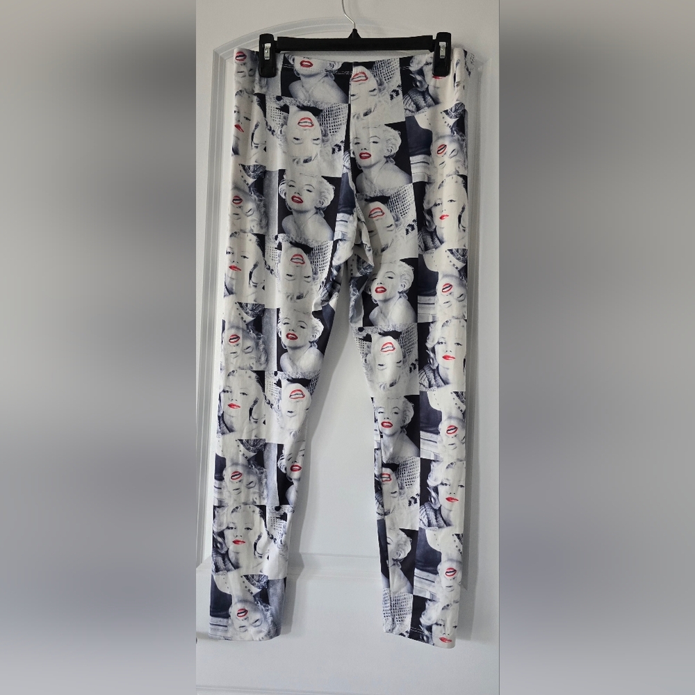 Marilyn Monroe Photo Leggings‎ Women's Size Large
